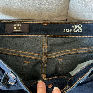 J. Crew Reid Dark Wash Straight-leg Jean